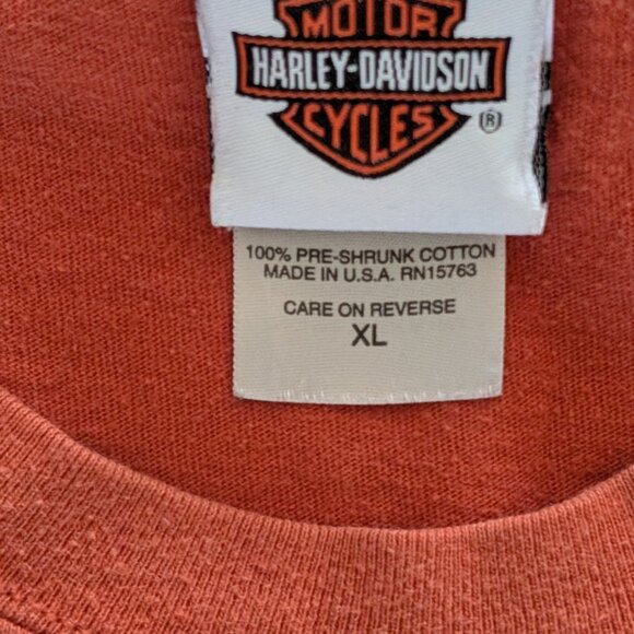 Harley Davidson Brandt's Wabash, IN T- Shirt Made in USA - Size XL - Picture 3 of 5